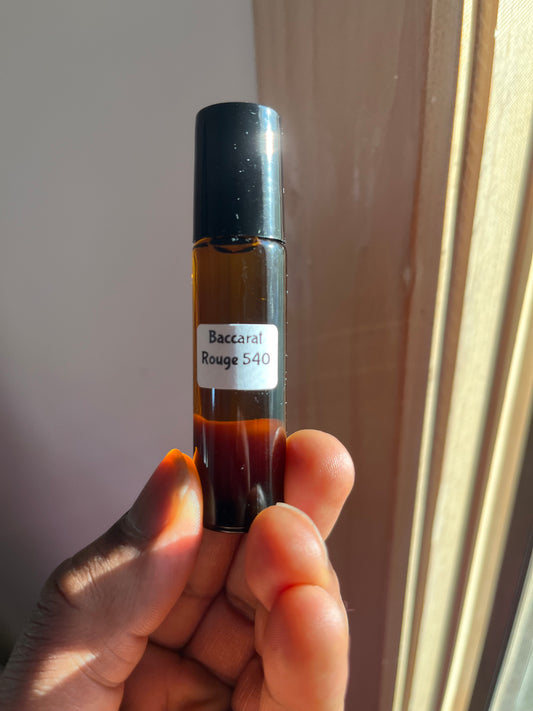 Baccarat Rouge 540 inspired fragrance oil (10ml roller)